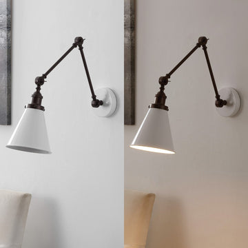Rover 7" Adjustable Arm Metal LED Wall Sconce
